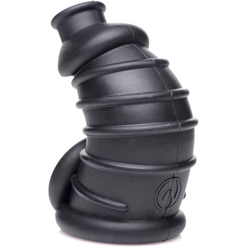 Cage de Chasteté en Silicone - Dark Chamber | Souple, Discrète & Confortable Master Series Sensations plus
