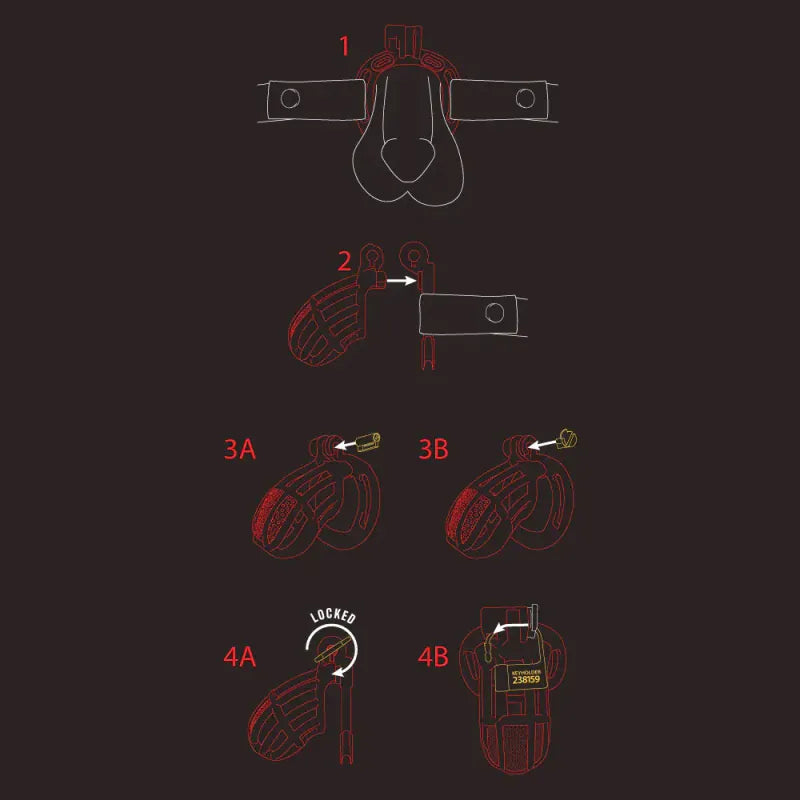 Cage de Chasteté - Kink Chastity Sissy Cock Cage | Design Féminin Raffiné & Discret Kink - TW Trade Sensations plus