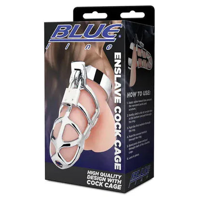 Cage de Chasteté Métallique - Enslave Cock Cage | Contrôle, Discipline & Soumission Blue Line Sensations plus
