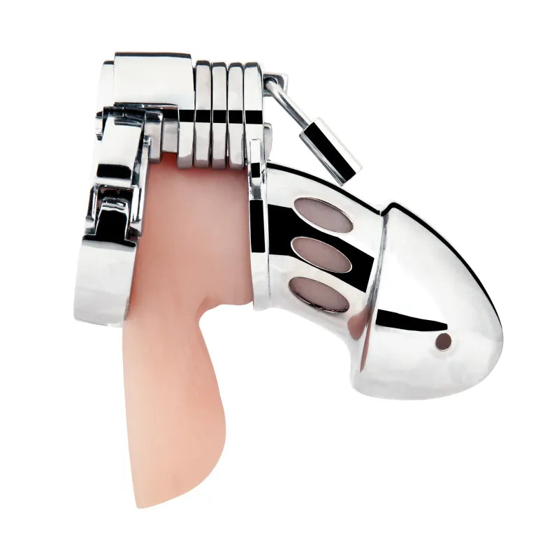 Cage de Chasteté  Métallique - Obedience Cock Cage | Ajustable, Ergonomique & Confort Blue Line Sensations plus