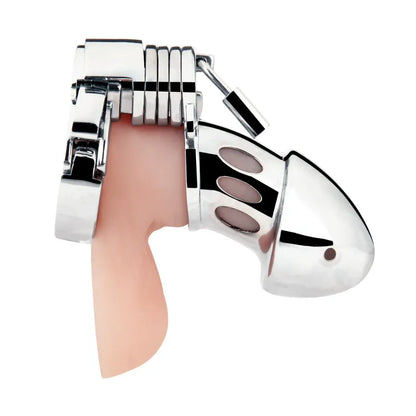 Cage de Chasteté  Métallique - Obedience Cock Cage | Ajustable, Ergonomique & Confort Blue Line Sensations plus