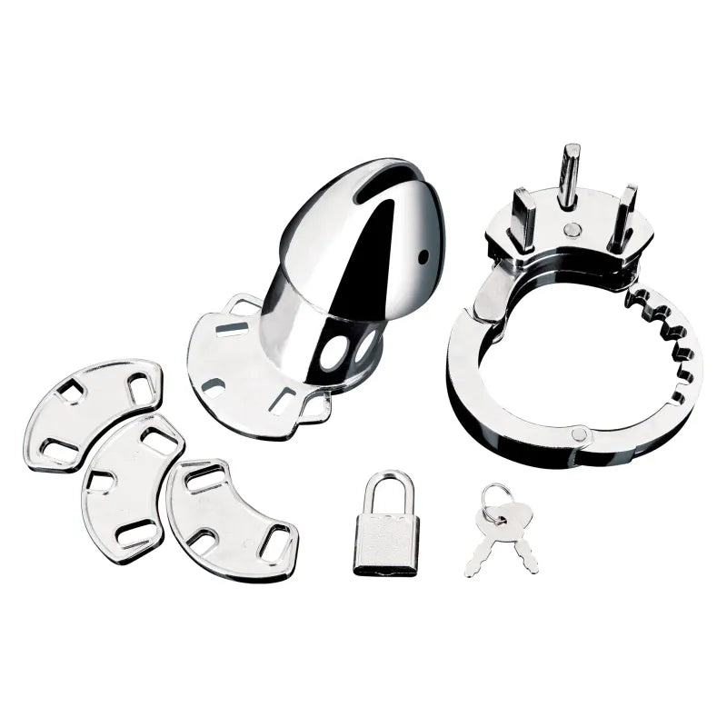 Cage de Chasteté  Métallique - Obedience Cock Cage | Ajustable, Ergonomique & Confort Blue Line Sensations plus