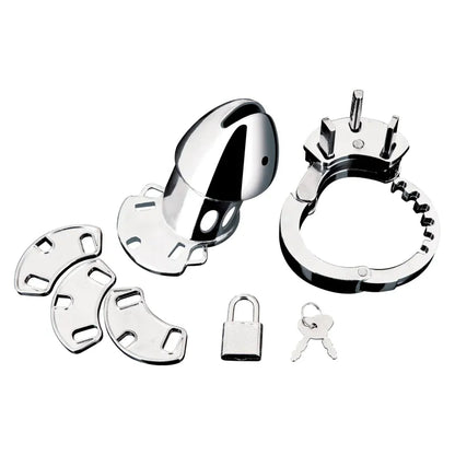 Cage de Chasteté  Métallique - Obedience Cock Cage | Ajustable, Ergonomique & Confort Blue Line Sensations plus