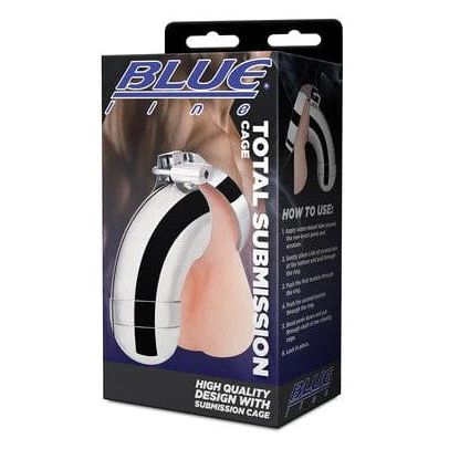 Cage de Chasteté Métallique – Total Submission Cage | Sécurité, Contrôle & Domination Totale Blue Line Sensations plus