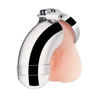 Cage de Chasteté Métallique – Total Submission Cage | Sécurité, Contrôle & Domination Totale Blue Line Sensations plus