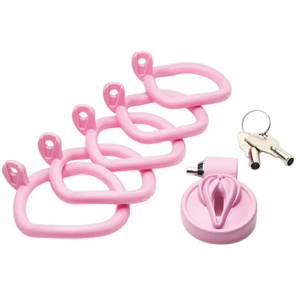 Cage de Chasteté Mini Cage - Master Series Pussification Vulva | Confortable & Sécuritaire Master Series Sensations plus