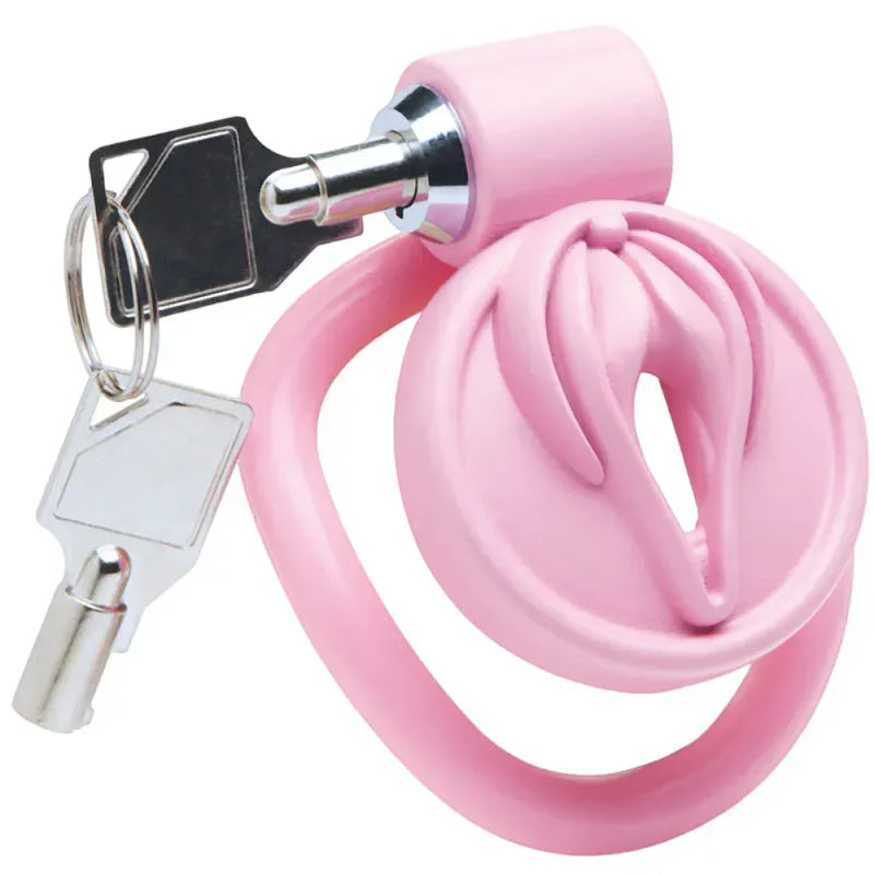 Cage de Chasteté Mini Cage - Master Series Pussification Vulva | Confortable & Sécuritaire Master Series Sensations plus