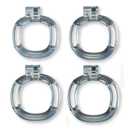 Cage de Chasteté - Prick Cock Cage Medium | Légère, Sans Coutures, Noir & Transparent Kink - TW Trade Sensations plus