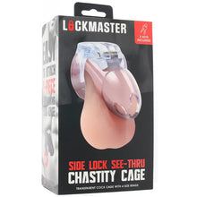 Cage de Chasteté Transparente - Lockmaster 3.5” | Cage à Pénis à Verrouillage Latéral Lockmaster Sensations plus