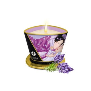 Chandelle de Massage - Shunga - Faite d’huiles 100% naturelles Shunga Sensations plus