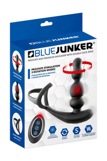 Stimulateur de Prostate Rotatif - Blue Junker | Double Anneau, Plaisir Profond & Précis Blue Junker Sensations plus