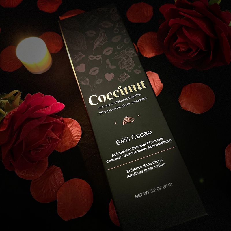 Chocolat Coccinut – Le Chocolat Aphrodisiaque Naturel Haut de Gamme Coccinut Sensations plus