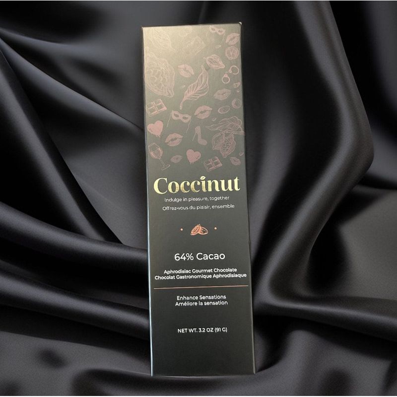 Chocolat Coccinut – Le Chocolat Aphrodisiaque Naturel Haut de Gamme Coccinut Sensations plus