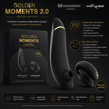 Coffret Womanizer & We-Vibe - Golden Moments 2.0 | Édition limitée Womanizer Sensations plus