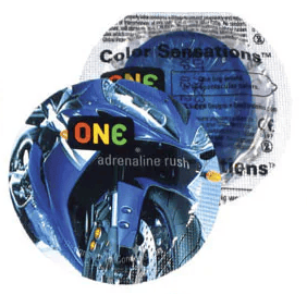 Condom - ONE Condom - Colour Sensations ONE Condom Sensations plus