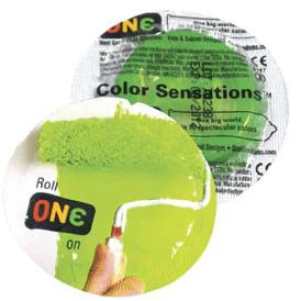 Condom - ONE Condom - Colour Sensations ONE Condom Sensations plus