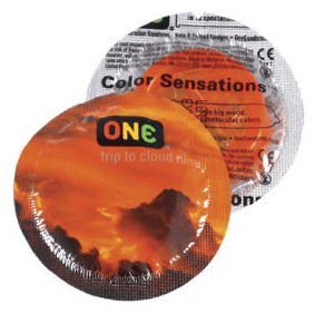 Condom - ONE Condom - Colour Sensations ONE Condom Sensations plus