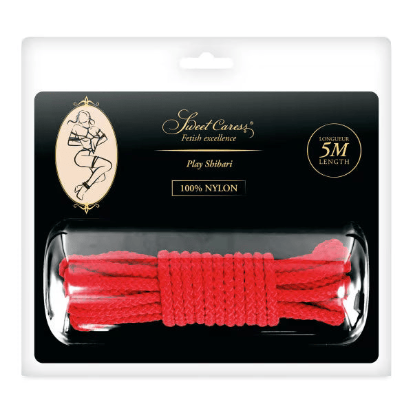 Corde de Bondage Douce 5m - Sweet Caress Play Shibari | 100% Polyester Haute Qualité Sweet Caress Sensations plus