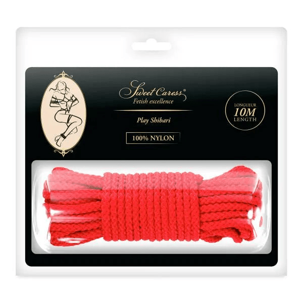 Corde Douce de Bondage 10 m - Sweet Caress Play Shibari | 100% Polyester Haute Qualité Sweet Caress Sensations plus