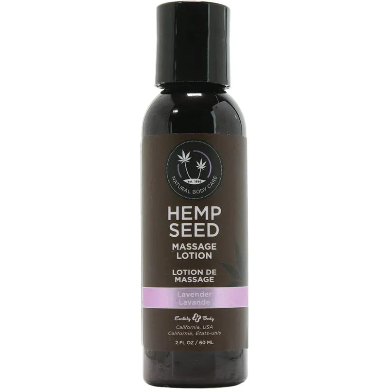 Crème de Massage - Hemp Seed - Lotion de Massage Lavande Earthly Body Sensations plus