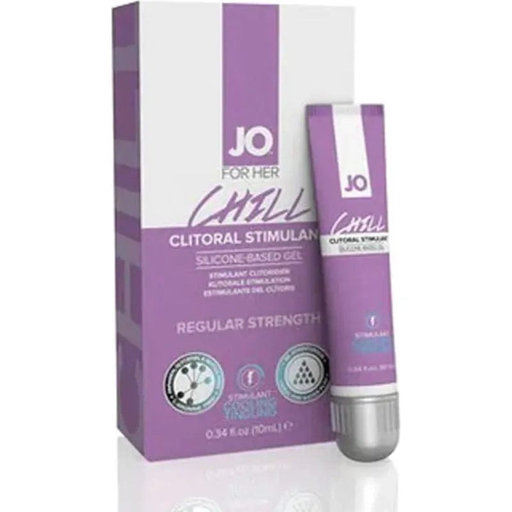 Crème Stimulant pour Clitori - System Jo - JO Chill Clitoral Gel Cooling Stimulant System Jo Sensations plus