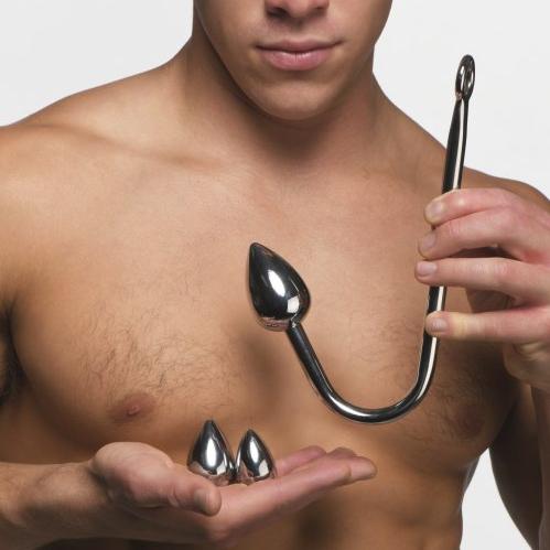 Hook with 3 Plugs Anal Master Series Anal Hook Trainer Sensations Plus Hook with 3 Plugs Anal Master Series Anal Hook Trainer Sensations Plus