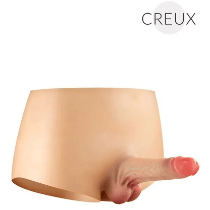 Culotte Harnais avec Dildo Réaliste Creux - Real Manly  | Alternative Moderne pour Homme Real Body Sensations plus