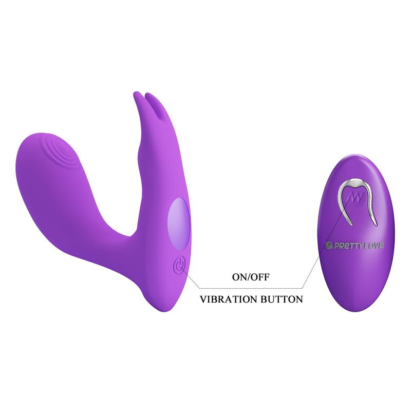 Culotte Vibrante sans Fil - Pretty Love Idabelle | Pulsations Point G & Vibrations Clitoridiennes Pretty Love Sensations plus