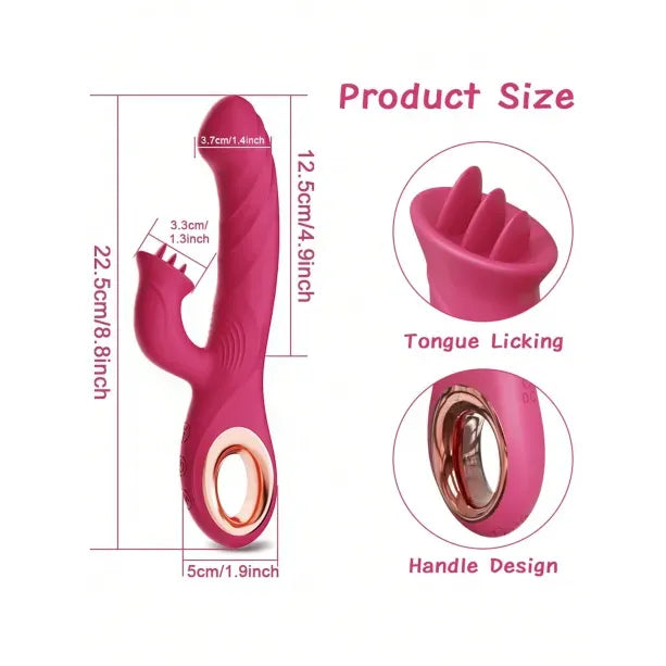Vibrateur Double Stimulation 3-en-1 - Duo Passion | Point G & Clitoris