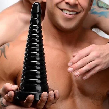 Dilatateur Anal XXL - Cône Anal Géant Nervuré | 28,6 cm x 8,9 cm Sensations Plus Sensations plus