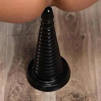 Dilatateur Anal XXL - Cône Anal Géant Nervuré | 28,6 cm x 8,9 cm Sensations Plus Sensations plus