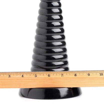 Dilatateur Anal XXL - Cône Anal Géant Nervuré | 28,6 cm x 8,9 cm Sensations Plus Sensations plus