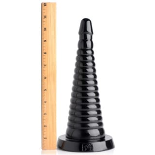 Dilatateur Anal XXL - Cône Anal Géant Nervuré | 28,6 cm x 8,9 cm Sensations Plus Sensations plus