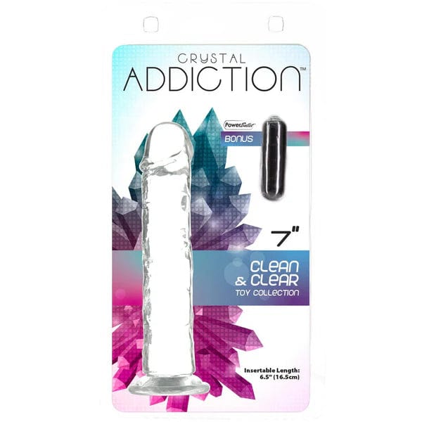 Dildo - Addiction - Crystal Addiction dildo de 7 pouces Addiction Sensations plus