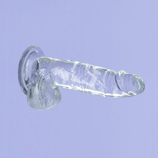 Dildo - Addiction - Crystal Addiction dildo de 7 pouces avec testicules Addiction Sensations plus