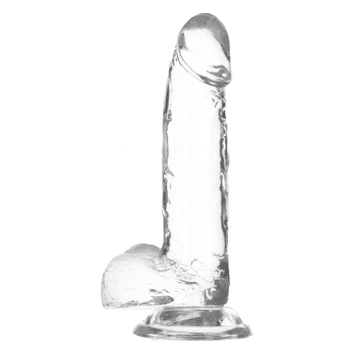 Dildo - Addiction - Crystal Addiction dildo de 8 pouces avec testicules Addiction Sensations plus