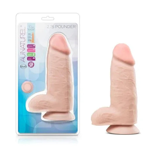 Dildo - Au Naturel - 2.75 Pounder - 10 Pouces Blush Novelties Sensations plus