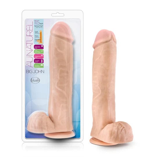 Dildo - Au Naturel - Big John - 11.5 Pouces Blush Novelties Sensations plus