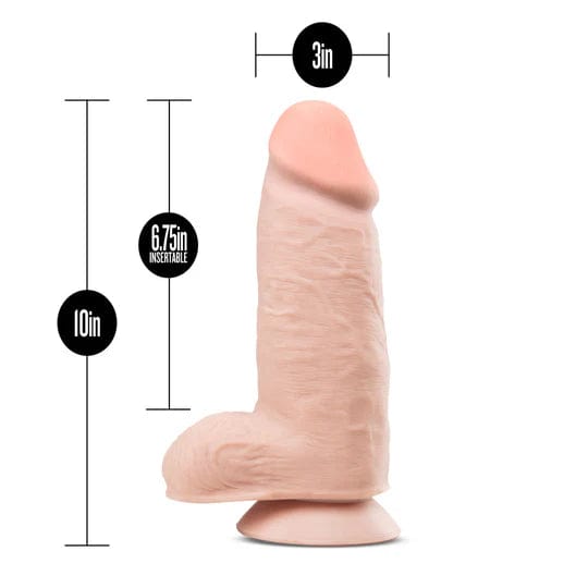 Dildo - Blush - Au Naturel 2.75 Pounder 10 Pouces Blush Novelties Sensations plus