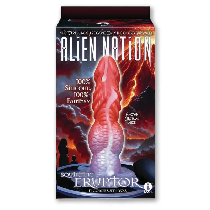 Dildo de Fantaisie - Alien Nation Eruptor | System Éjaculant, Ventouse & Auto-Lubrifiant Alien Nation Sensations plus