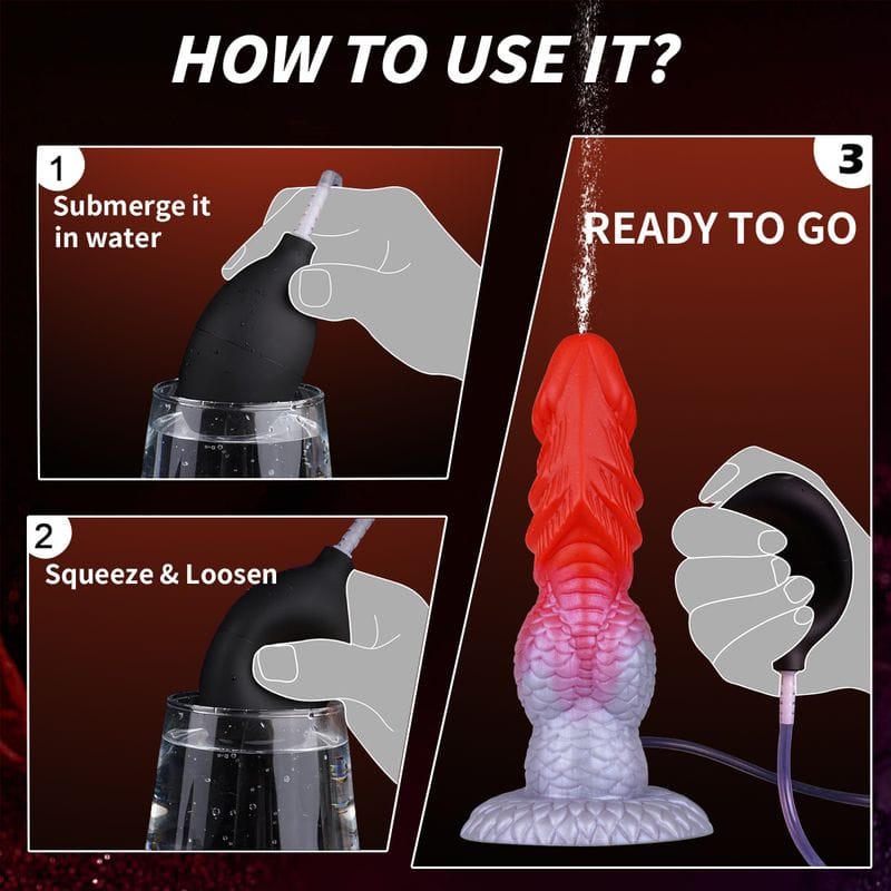 Dildo de Fantaisie - Alien Nation Eruptor | System Éjaculant, Ventouse & Auto-Lubrifiant Alien Nation Sensations plus