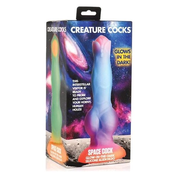 Dildo de Fantasie - Creature Cocks - Space Cock Glow-in-The-Dark Alien Sensations Plus Sensations plus