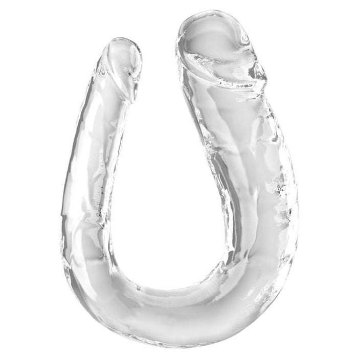 Dildo Double - King Cock Clear - Large Double Trouble Sensations Plus Sensations plus