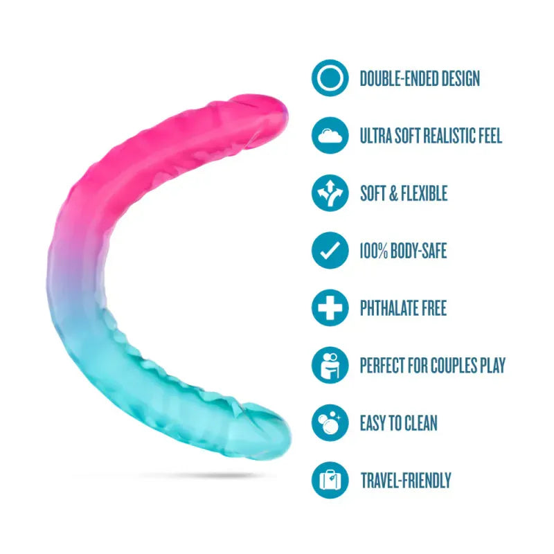 Dildo Double Réaliste - Candy Papi B Yours | Format XXL & Souple Blush Novelties Sensations plus