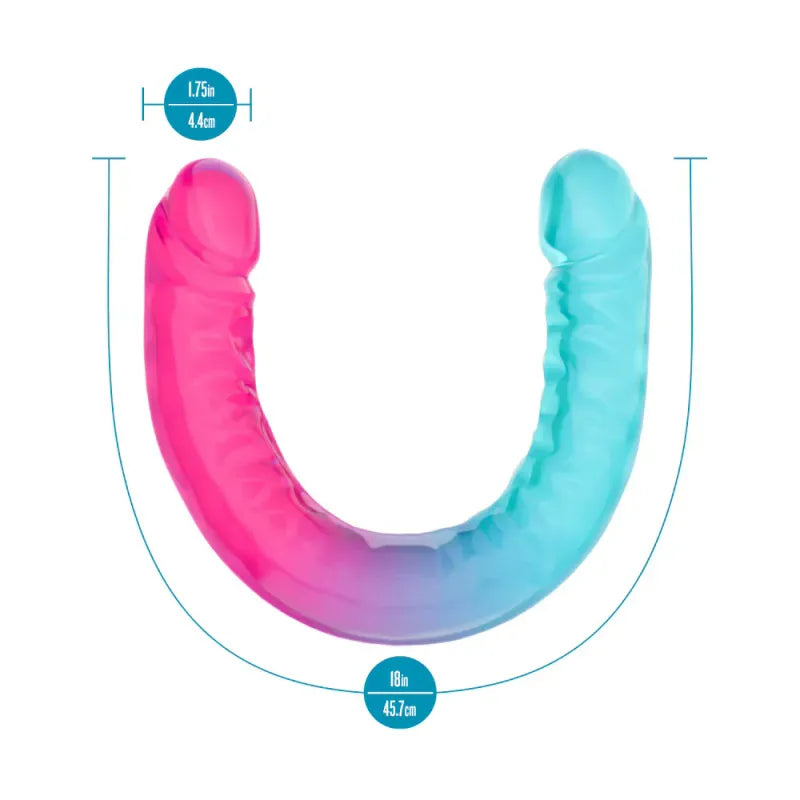 Dildo Double Réaliste - Candy Papi B Yours | Format XXL & Souple Blush Novelties Sensations plus