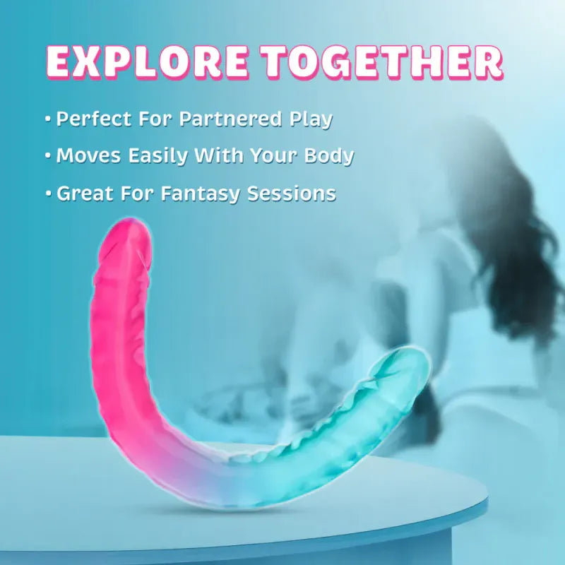 Dildo Double Réaliste - Candy Papi B Yours | Format XXL & Souple Blush Novelties Sensations plus