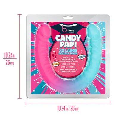 Dildo Double XXL 17,75 po - B Yours Candy Papi | Blush Novelties Blush Novelties Sensations plus