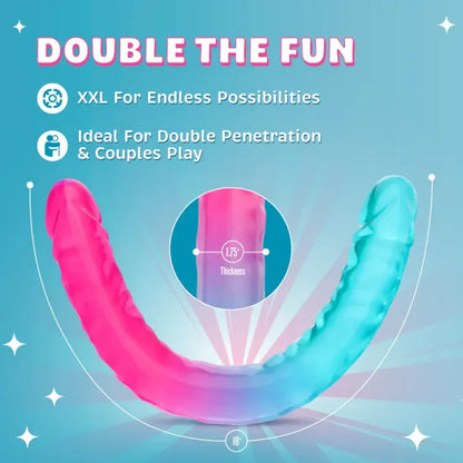 Dildo Double XXL 17,75 po - B Yours Candy Papi | Blush Novelties Blush Novelties Sensations plus