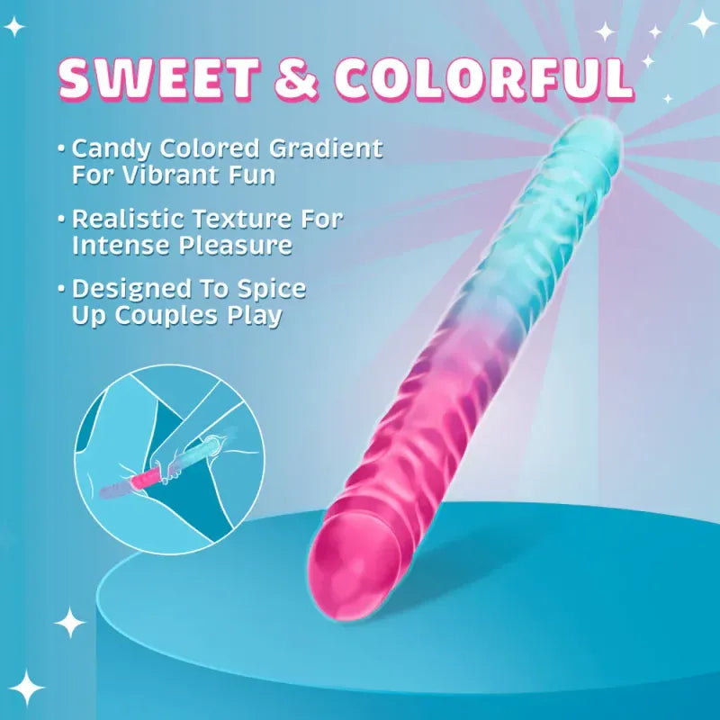 Dildo Double XXL 17,75 po - B Yours Candy Papi | Blush Novelties Blush Novelties Sensations plus