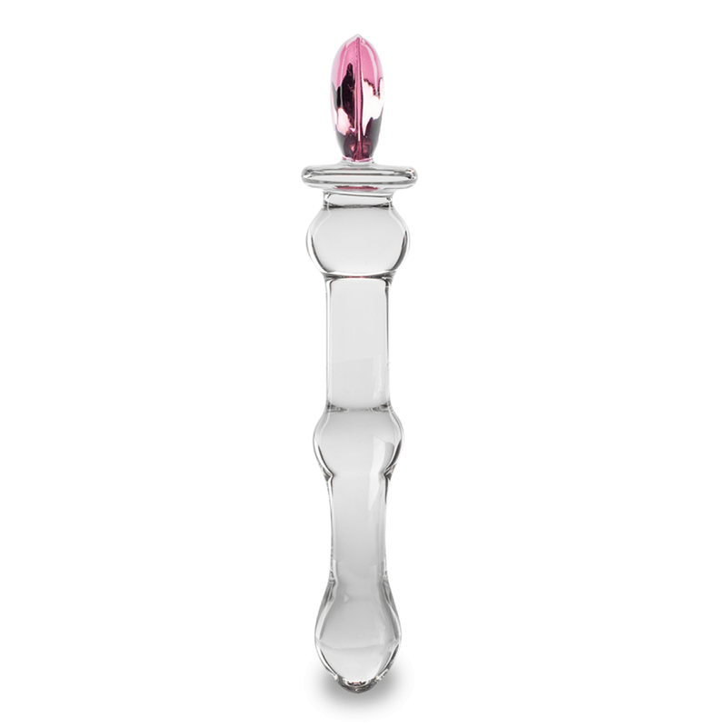 Dildo en Verre Cœur 20 cm - Glossy n°21 | Élégance & Sensations Thermiques Glossy Toys Sensations plus
